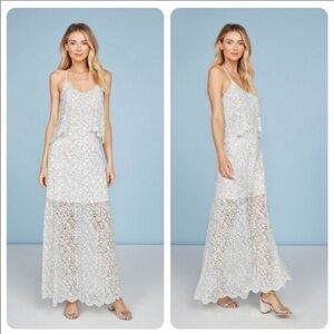 Willow & clay lace maxi dress, small